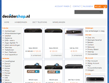 Tablet Screenshot of decodershop.nl